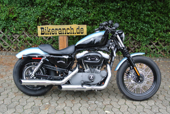 BR-ECHTLEDERSATTEL im BR-DESIGN - Austausch - Harley Sportster