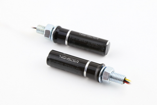 Highsider LED / ALL-IN-ONE / Rücklichtblinker-Conero / schwarz / Paar / E-Zei