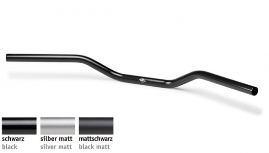 LENKER Roadster 1" (1 ZOLL) ALU / 810 / 80 / 170 mm / silber / ABE