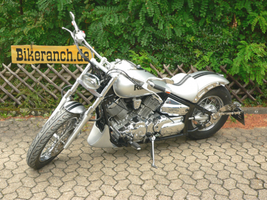 LENKER Wide Bar 1" (1 Zoll) HD-Delle / Stahl / 1020 / 45 / 195 mm / chrom / Tüv