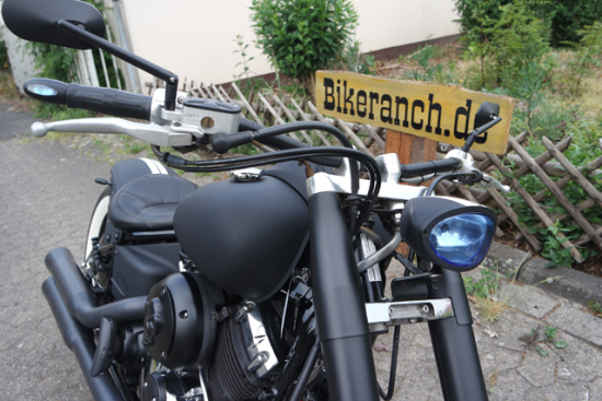 LENKER Wide Bar 1" (1 Zoll) 3-Loch-Bohrung / Stahl / 1020 / 45 / 195 mm / black / Tüv