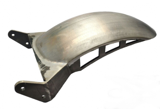 BR - HECKFENDER Stiletto Smooth / 3er CutOut / Stahlblech 220mm / Softail Dyna ab 2018 / 200er Hinterrad / Tüv