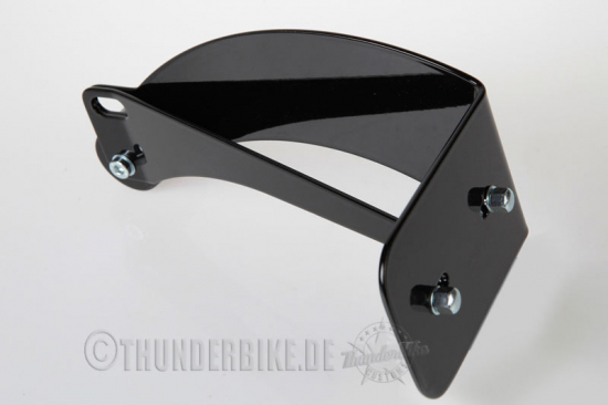 seitl. BR - Kennzeichen-Grundhalter / black / HD Sportster ab 2004 / TÜV