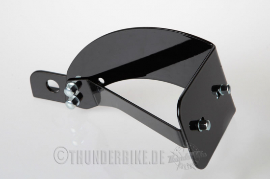 seitl. TBG - Kennzeichen - Grundhalter / black / HD Sportster ab 00 - 03 / TÜV