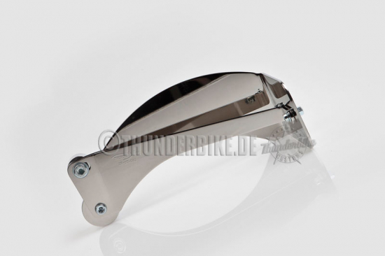 seitl. BR - Kennzeichenhalter - silber beschichtet / Suzuki VZ 1600 Marauder / Kompl.Set / TÜV