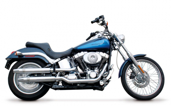 PENZL - Neo Classic Auspuffset verstellb. / verchromt / Harley Custom-Classic-Deluxe-Heritage / -03 / EG-BE