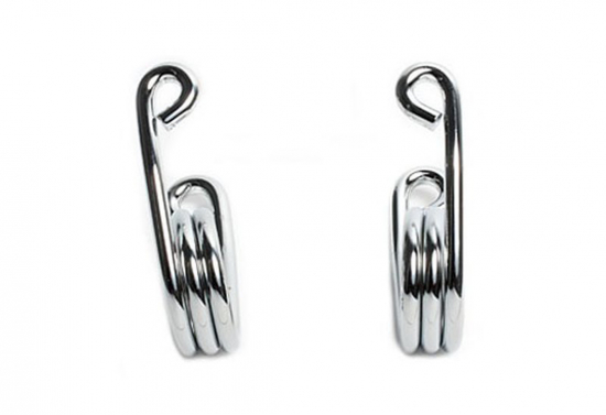 Schwingsattel - 2" - Sitzfedern - Hairspring - links + rechts / universal / chrom