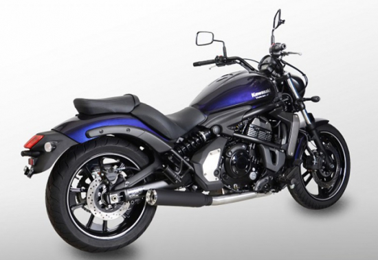 MILLER - MATADOR II - Komplett-Anlage - schwarz - Euro 4 / Kawasaki VULCAN S SE C / KAT / ab 2016 / EG-BE