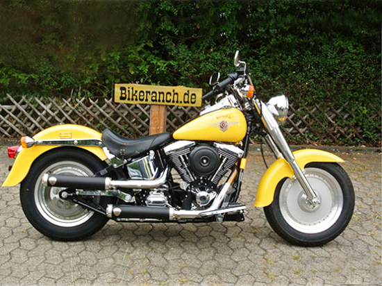 PENZL - Retro Line Auspuffset verstellb. / black / Harley Fat Boy & Nostalgia / Deuce / 04-06 / EG-BE