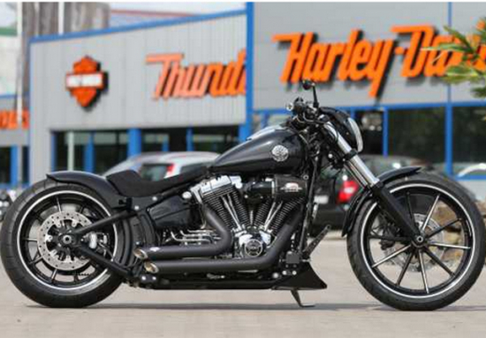 TB HECKFENDER Steel / FatBoy, Breakout & FXDR ab 2018 / 260 mm / 18" Rad / ohne Rücklicht / Tüv
