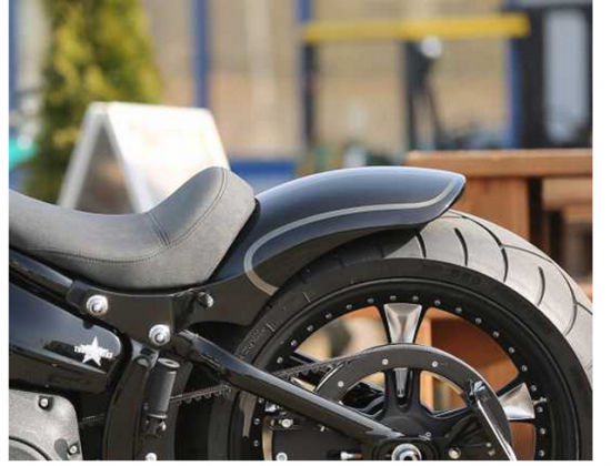 TB HECKFENDER Steel / Softail ab '18 (außer Breakout, Fat Boy & FXDR) 200mm / 18" / Tüv