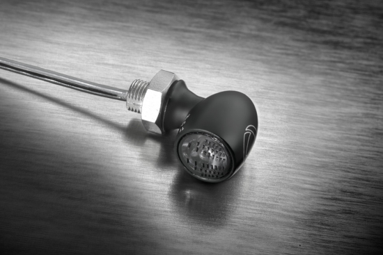 Kellermann LED-SUPER-MINI-Rücklicht-Bremslicht / vertikal / Bullet Atto Dark / schwarz / getöntes Glas / Tüv - Kopie