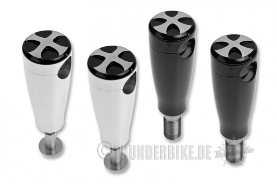 nur noch 1 x: TB - Riser "Iron Classic Cross" / 2" / 25 mm / bicolor / ohne Kabeldurchführg / Tüv