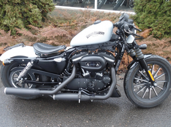 Preview: MILLER 2-2 Harley Sportster XL 883 / SlipOn Auspuffanlage / schwarz / SILVERADO I / 2004 - 2013 / ABE