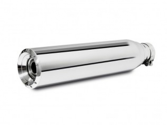 MILLER - EVO 5 ECO - KAT - Universal Endschalldämpfer / poliert / 85 - 410 - 45/38 mm / ABE
