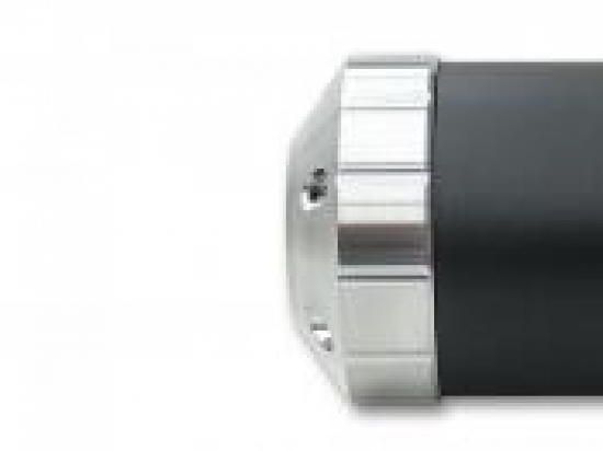 Preview: PENZL-Retro-Auspuff-verstellbar. / chrom / 400 mm / YAMAHA XVS 1100 / ab 2004 / EG-BE