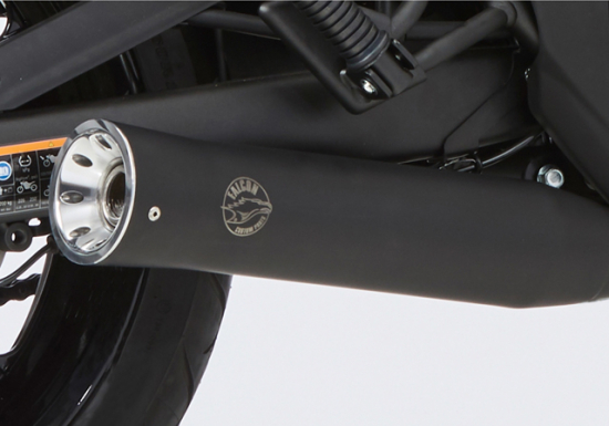 Black Sale: Falcon Double Groove / Honda CMX 500 Rebel / SlipOn 2-1 / schwarz-matt / 2016 und neuer.... / EG-BE