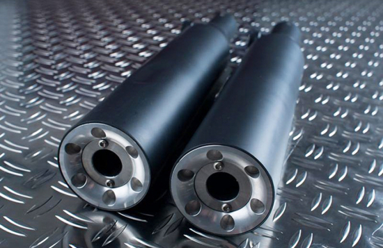 Vorführer: EAGLE IRON - SlipOn / straight cut / ohne Kat / schwarz matt / Suzuki VL / M 800 / bis 2005 / EG-ABE
