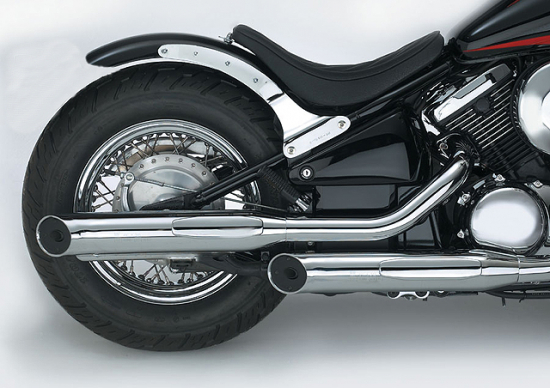 MB HECKFENDER Stahlblech - roh / inkl. Fenderstruts - schwarz-glanz / Kawasaki VN 800 / Tüv