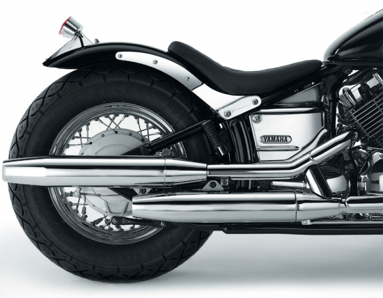 MB - HECKFENDER Stahlblech / inkl. Fenderstruts / schwarz / Yamaha XVS 650 / Tüv