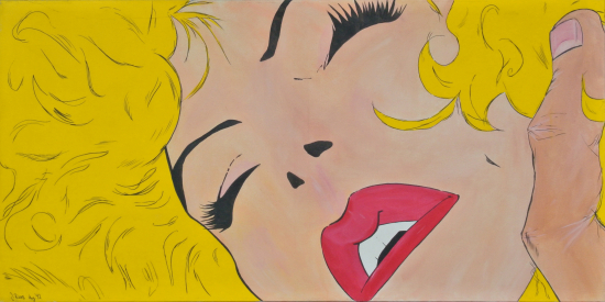 HELDERHEIT - MARYLIN - Druck auf Künstlerpapier / limitiert / 100 x 70 cm