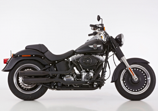 NEU: FALCON Double Groove / EURO 4 / Slip On / schwarz / HD Softail / Heritage / Fat Boy 107 / ab 2020 / ABE