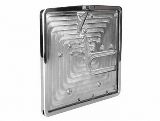 TB - KENNZEICHENTRÄGER Inside Plate / Billet Aluminium poliert / AT / 21 x 17 cm