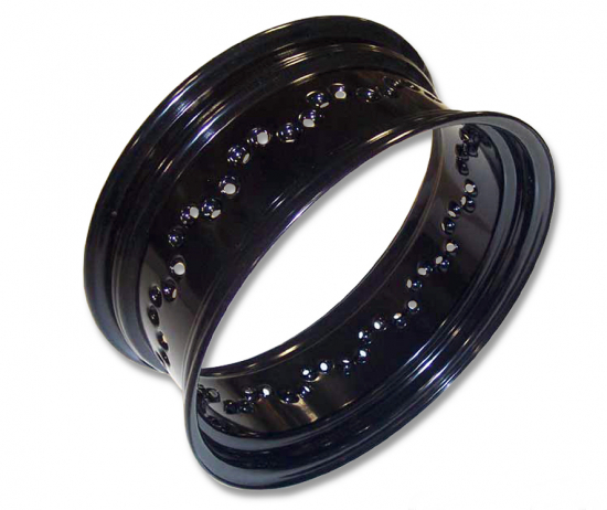 MB Felgenring 6.00 x  15" / hinten / Black  / für Breitreifenumbau 200 mm / Yamaha XVS 650 / TÜV