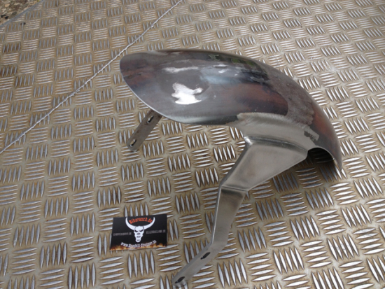 BR FRONTFENDER / STAHL / Roadkiller / SUZUKI M 800 / schwarz glanz gepulvert