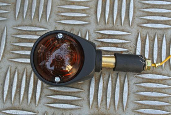 PW Lenkerenden - Blinker BULLIT / schwarz / getöntes Glas / 1 Paar / E-geprüft