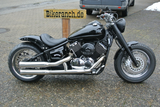 Sale: Falcon DoGro Komplettanlage / silber poliert / Chopper / ohne KAT / EG-BE