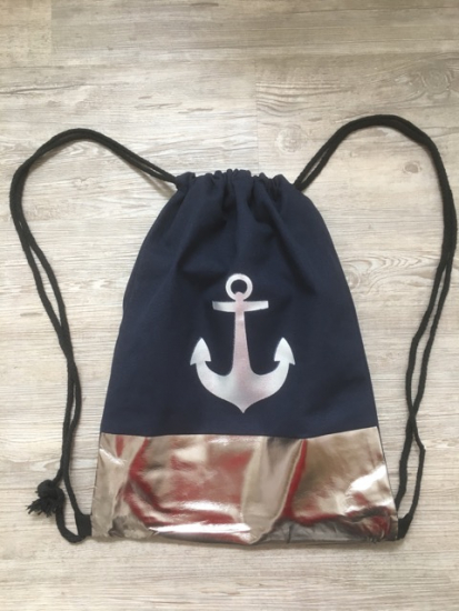 RB Gymbag / Rucksack / ca 31 b x 40 h cm / Anker / marine kupfer