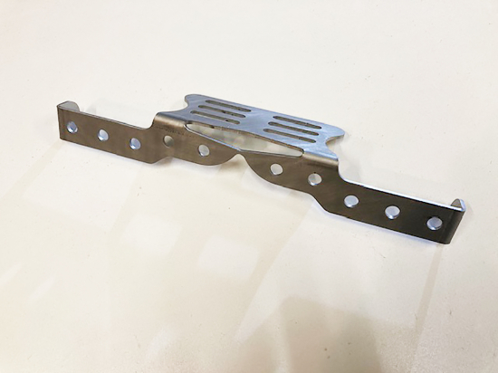 Nur bei uns: BR - Blinkerhalter - universal - vorn / Stahlblech roh / ohne Blinker