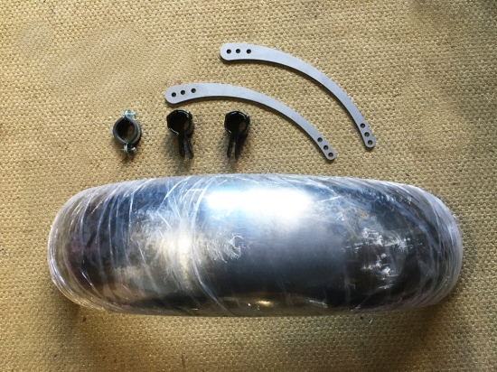 BR - Bobber - Mitschwing - Heckfender - Kit / Harley Softail / 140 b / Stahlblech roh
