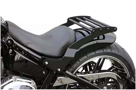 BR - Custom - Gepäckträger / HD Softail / Fat Boy FLFB/S, Breakout FXBR/S + FXDR / ab 07 - 17 / Steel black / 240er / 260er
