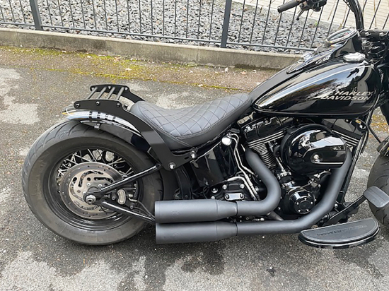BR - Custom - Gepäckträger / HD Softail / Custom-Bikes / Softail ab 2018 (außer Fat Boy, Breakout & FXDR) 16" / 18" Rad / 200er / 240er