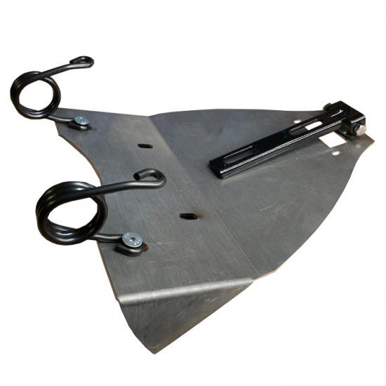 Preview: Neu !  BR Schwingsattel - 3D - Rahmenplatte / Yamaha XVS 650 / Steel - schwarz
