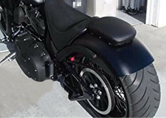 Motorrad Sozius - Sitzpad - mit Saugnäpfen / Kunstleder schwarz / L 240 x B 155 x H 60 mm