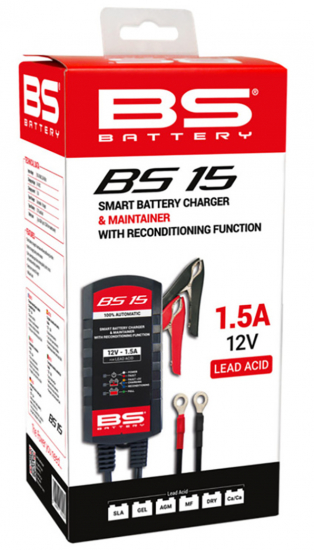Preview: BS BATTERY - BS15 - Intelligentes Batterie - Ladegerät