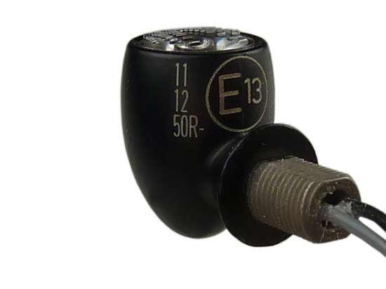 Kellermann LED-MINI-Blinker / Bullet Atto Dark / schwarz / getöntes Glas / Tüv