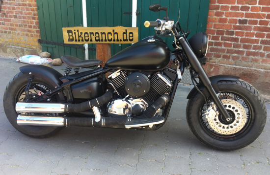 SALE: MB Bobber-Schutzblech-Set / Stahl roh / YAMAHA XVS 1100 Cus + Clas / Tüv