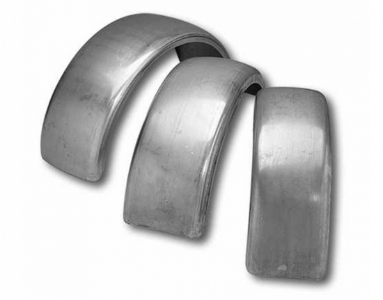 BR - breites Stahlblech Schutzblech - 190 mm Breite / für Starrahmen