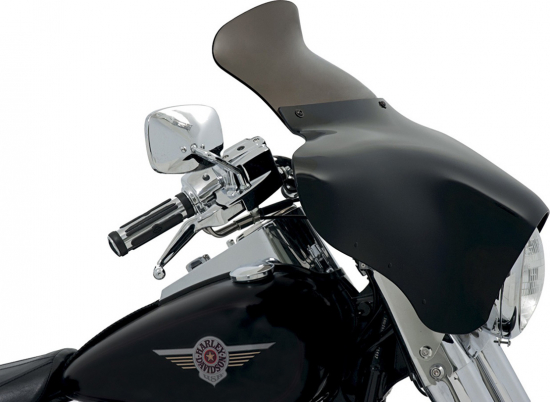 Neu: BATWING - Windshield  - Frontverkleidung / Harley Softail + RoadKing - inkl. Halter / 1994 - 2022 / ABE