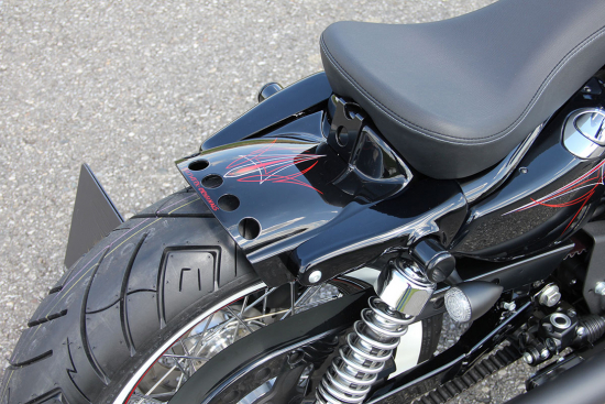 CW - HD - Sportster Heckfender / "Bobber short" / ABS - schwarz / ab 2004 / Tüv