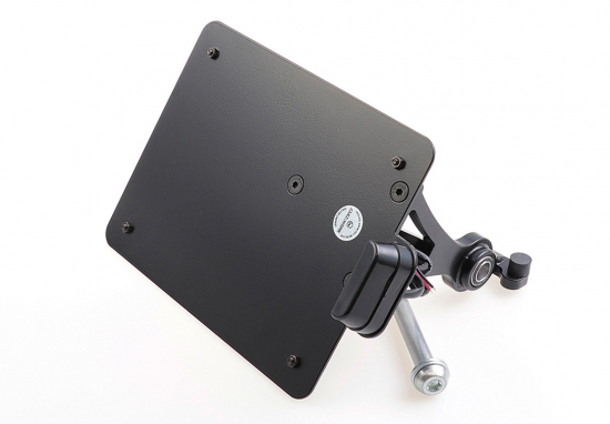 CW - seitl. Kennzeichenh. Kompl.-Set / black / HD Sportster ab 2000 / TÜV