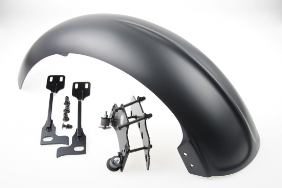 CW - HD-Heckfender - Sportster - "Mitschwingheck" / ABS - schwarz - lackierfähig / ab 2004 / Tüv