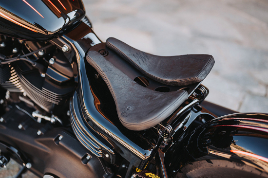 CW - Heckfender Kit - Old School - Softail / ABS - schwarz - lackierfähig / Street Bob & Standard - ab 2018 / Tüv