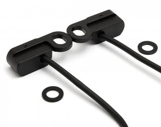 Mini LED - Blinker Stripe / Lenker - schwarz - dark / Paar / Universal // E-Zeichen