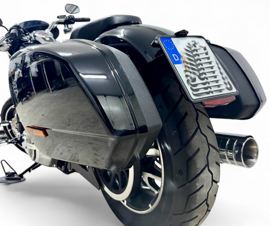 DE - KZH - Kennzeichenträger - Roadkill Inside - 3 in 1 / Billet Aluminium / schwarz / 18 x 20 cm