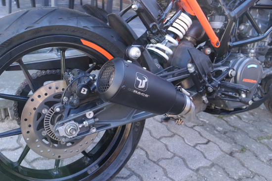 IXIL IXRACE MK2 - Edelstahl - black - Endtopf - KTM Duke / RC 125/390 / 17 - 20